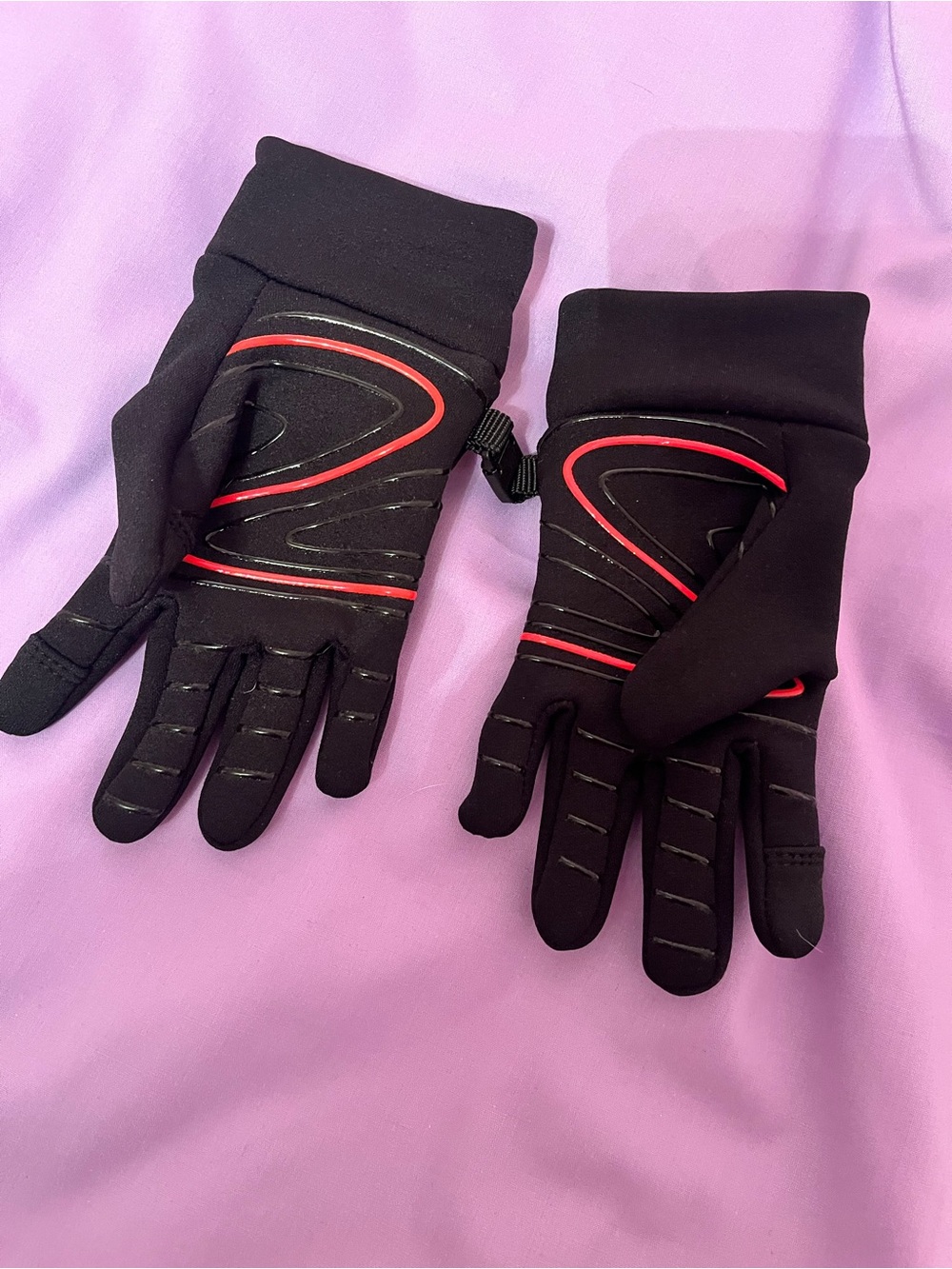 Head Black Gloves with White Logo Tag